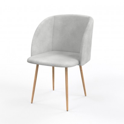 Velvet chair, 55,5x60xH83...