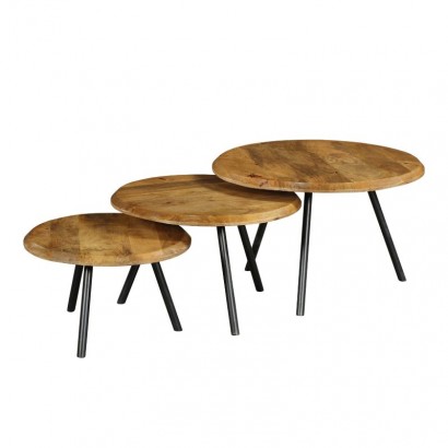 Set de 3 tables d'appoint...