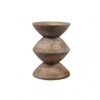 Mango wood side table,...