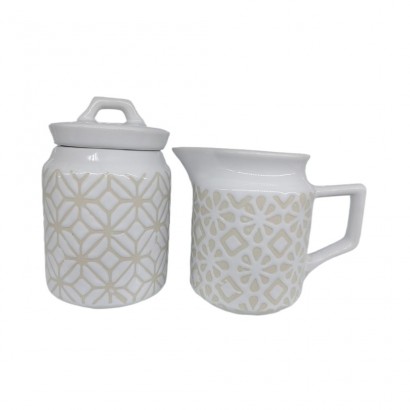 Set of 2 ceramic pots,...
