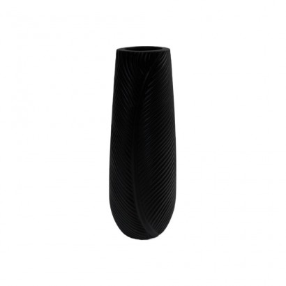 Ceramic vase, H46cm - Black