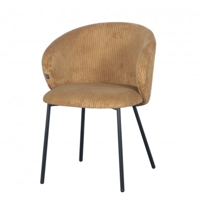 Corduroy chair, 56x55xH84CM...