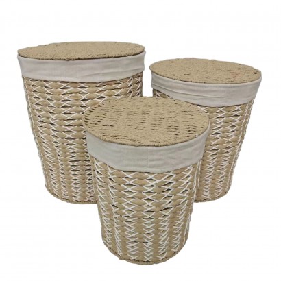 Laundry basket, D38xH46cm