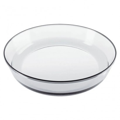 Round glass roasting pan, 2.4L