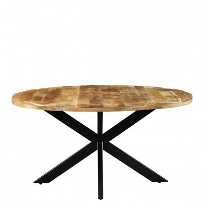 Round dining table with...