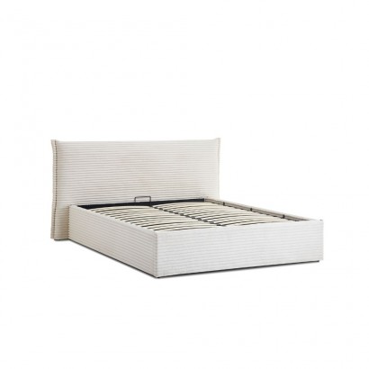 Fabric bed with storage -...