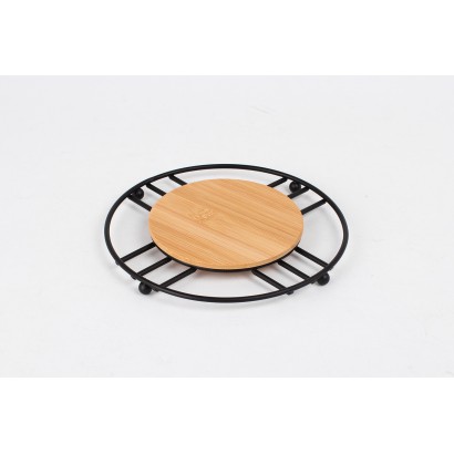 Plate coaster D18CM - Black