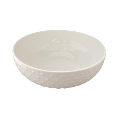 White ceramic bowl, D24,3xH9CM