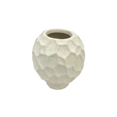 White ceramic vase,...