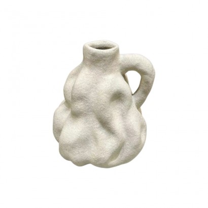 White ceramic vase,...