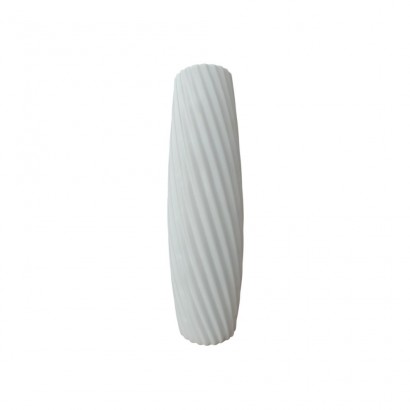 Vase en céramique blanc, H33CM