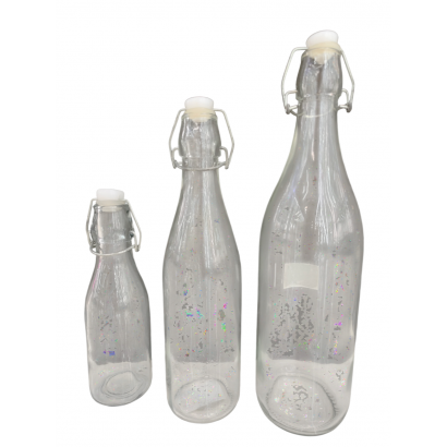 Clear glass bottle, 500ML