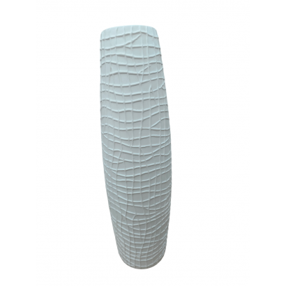 Vase en céramique blanc, H46CM