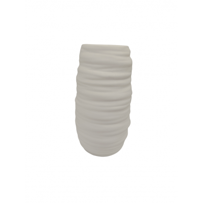 White ceramic vase, H22CM