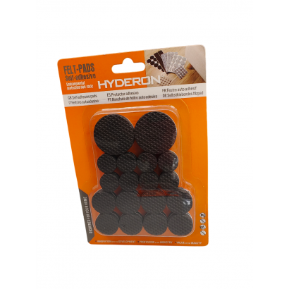 Self-adhesive felt pads