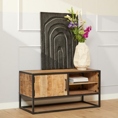 Mango wood TV stand,...