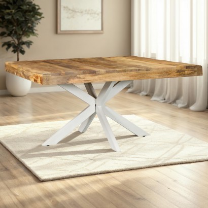 Square dining table with...