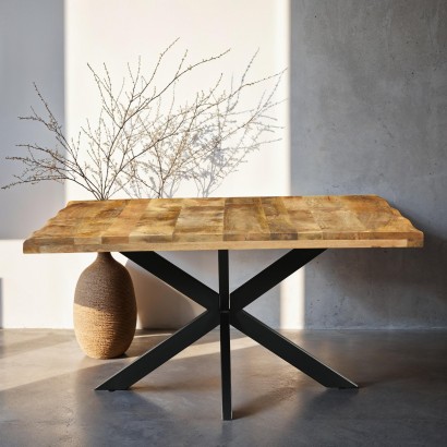 Square dining table with...