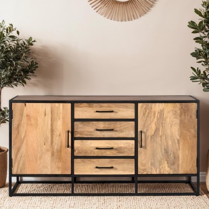 Mango wood sideboard,...