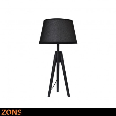 Scandinavian black table lamp