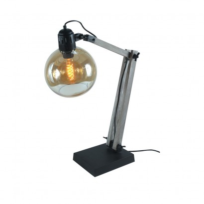 Tafellamp industrie + lamp...