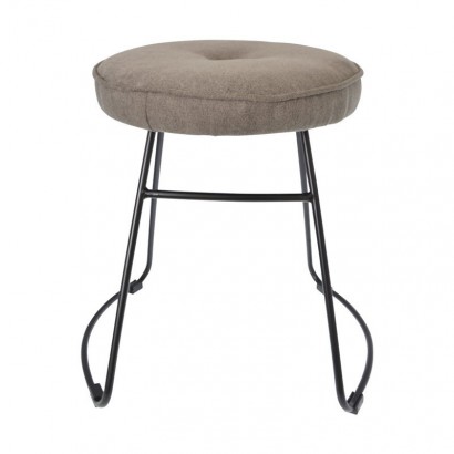 Stool with upholstered seat...
