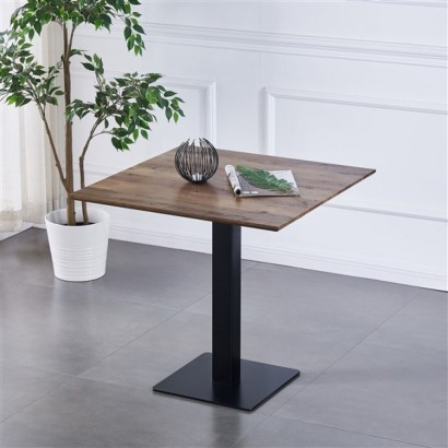 Square table with central...