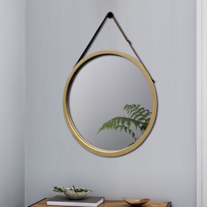 ANJA bamboe spiegel D38 cm