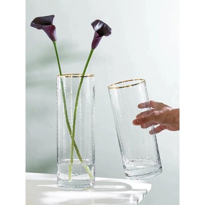 ROUKA glass vase with...