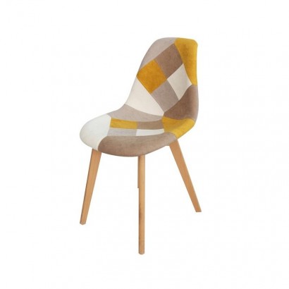 ORAZ patchwork chair - Yellow