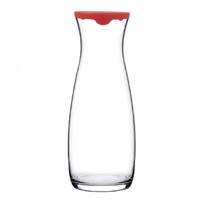 Glass and silicone carafe,...