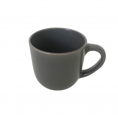 Black ceramic mug, 340g -...