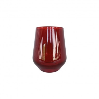 Red drinking glass, 400 ml