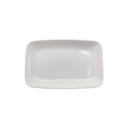 Ceramic plate, 21x12.5xH2 cm