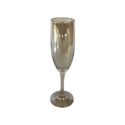 Champagne flute in amber...