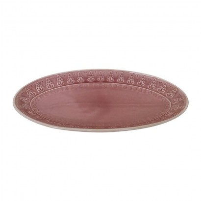 Pink ceramic dish, D35 cm -...