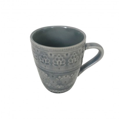 Ceramic mug with pattern -...