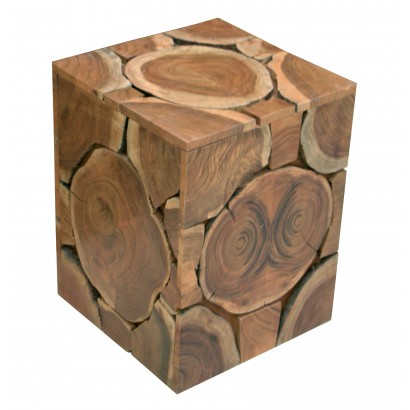 Wooden rectangle stool,...