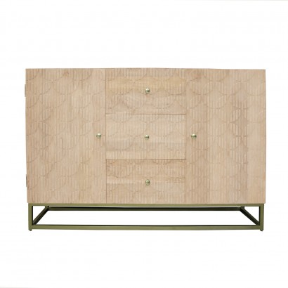 Wooden sideboard with 2...