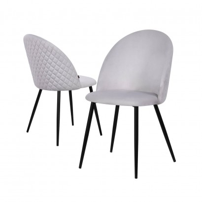 Velvet chair 50X59X85cm -...