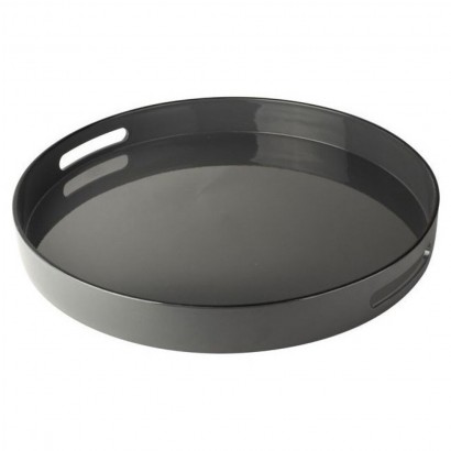 Grey tray with handles...