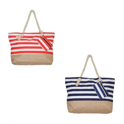 2 colors stripes bag with...