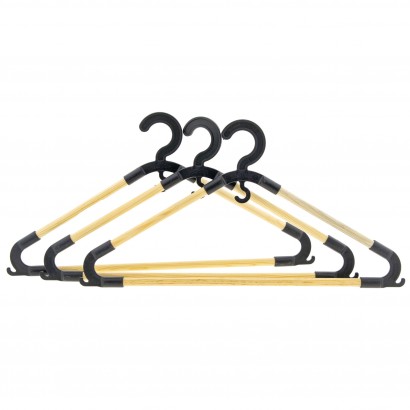Set van 3 bamboe hangers -...