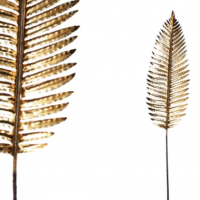 Gold leaves metallic fern...