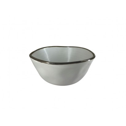 White ceramic bowl with...