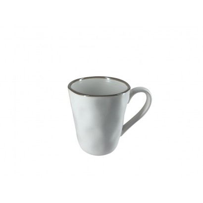 White ceramic mug with...