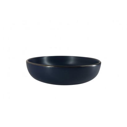 Midnight blue ceramic bowl,...