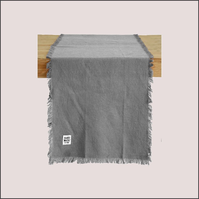 Imperméable à l'eau nordique table basse nappe tissu coton et lin fleu –